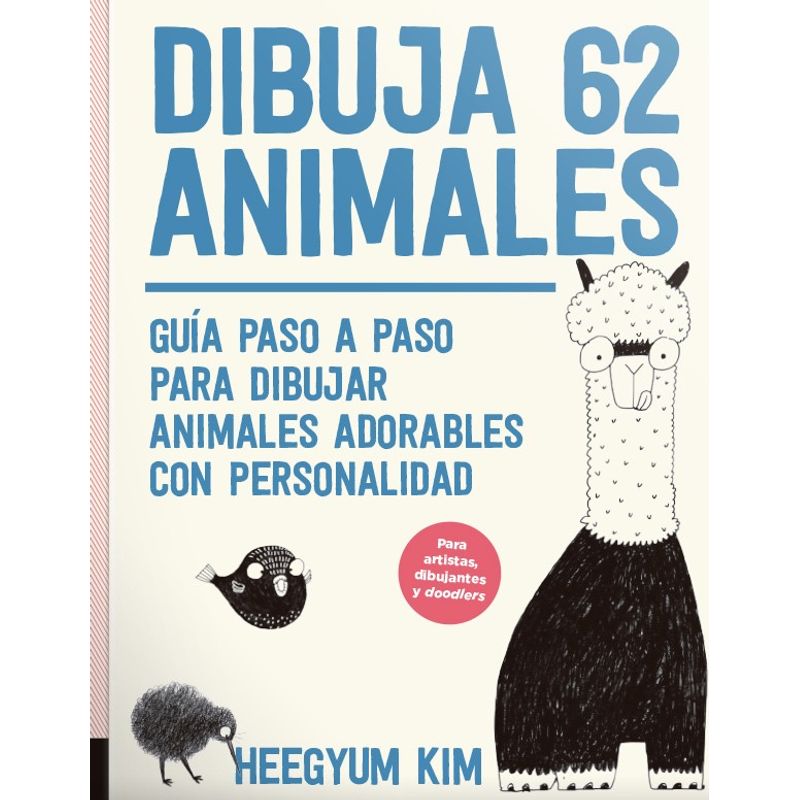 EDITORIAL CONTRAPUNTO - Libro Dibuja 62 Animales. Guia Paso A Paso