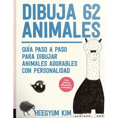 EDITORIAL CONTRAPUNTO - Libro Dibuja 62 Animales. Guia Paso A Paso