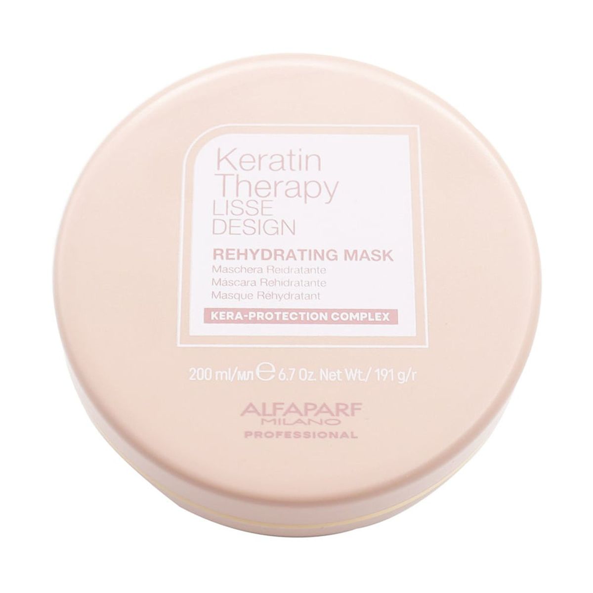 ALFAPARF MILANO - Máscara Hidrantante Alfaparf Keratin Therapy Post Alisado.-