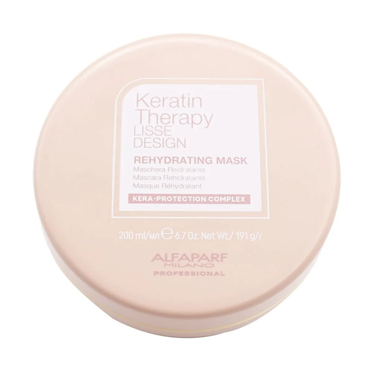 ALFAPARF MILANO - Máscara Hidrantante Alfaparf Keratin Therapy Post Alisado.-