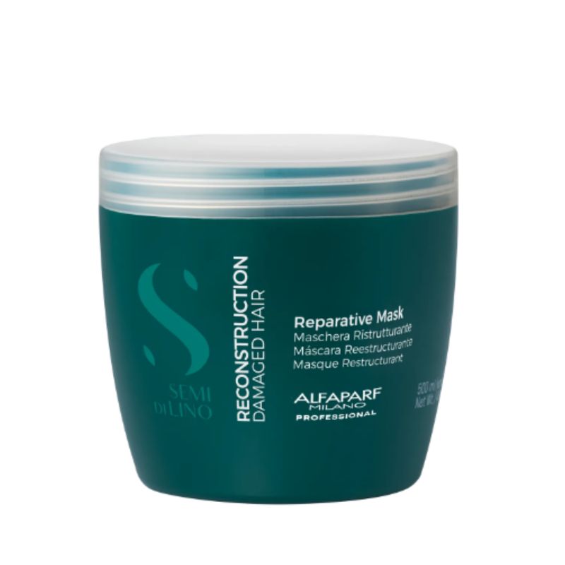 ALFAPARF MILANO - Crema Reconstrucción Capilar Semi De Lino Alfaparf-Blanco-