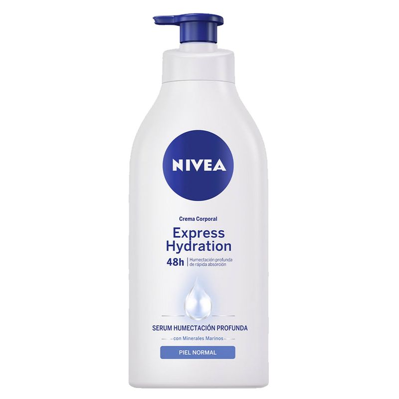 NIVEA - Nivea Crema Corporal Hidratacion Express Pieles Normales1L.-