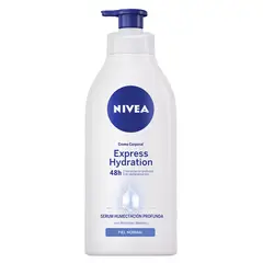 NIVEA - Crema Corporal Hidratacion Express Pieles Normales1L.-