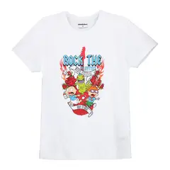 NICKELODEON - POLERA HOMBRE RUGRATS BLANCA