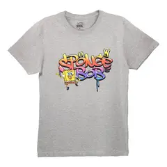 NICKELODEON - POLERA HOMBRE GRIS