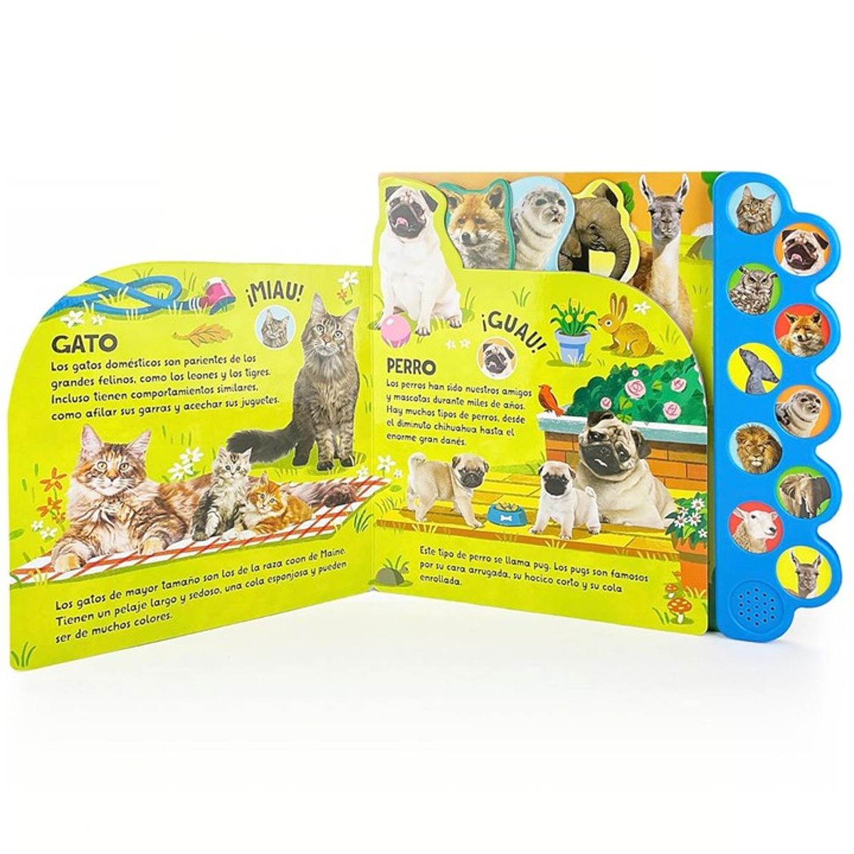 PARRAGON - Sonoro - 10 Sonidos De Animales. ¡Uju! ¡Miau! ¡Groar!