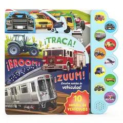 PARRAGON - Libro 10 Sonidos De Vehiculos. ¡traca! ¡broom! ¡zuum!