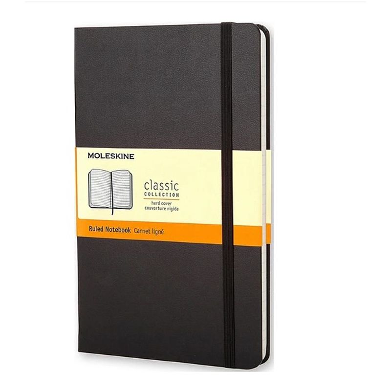 MOLESKINE - Libreta Moleskine Clasica Tapa Dura Negra M De Rayas