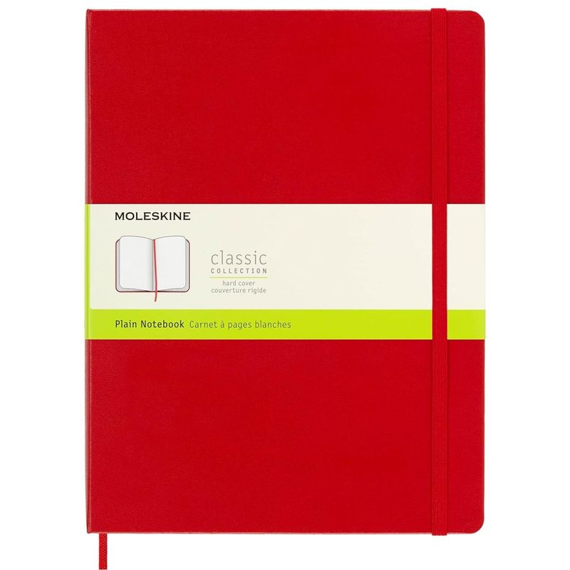 MOLESKINE - Moleskine Cuaderno Clásico / Xl / Rojo / Lisa / Tapa Dura