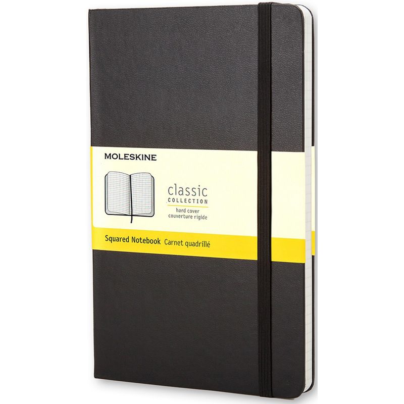 MOLESKINE - Libreta Moleskine Clasica Tapa Dura Negra M Cuadriculada