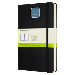 MOLESKINE - Cuaderno Clásico Expanded / Grande / Negro / Lisa