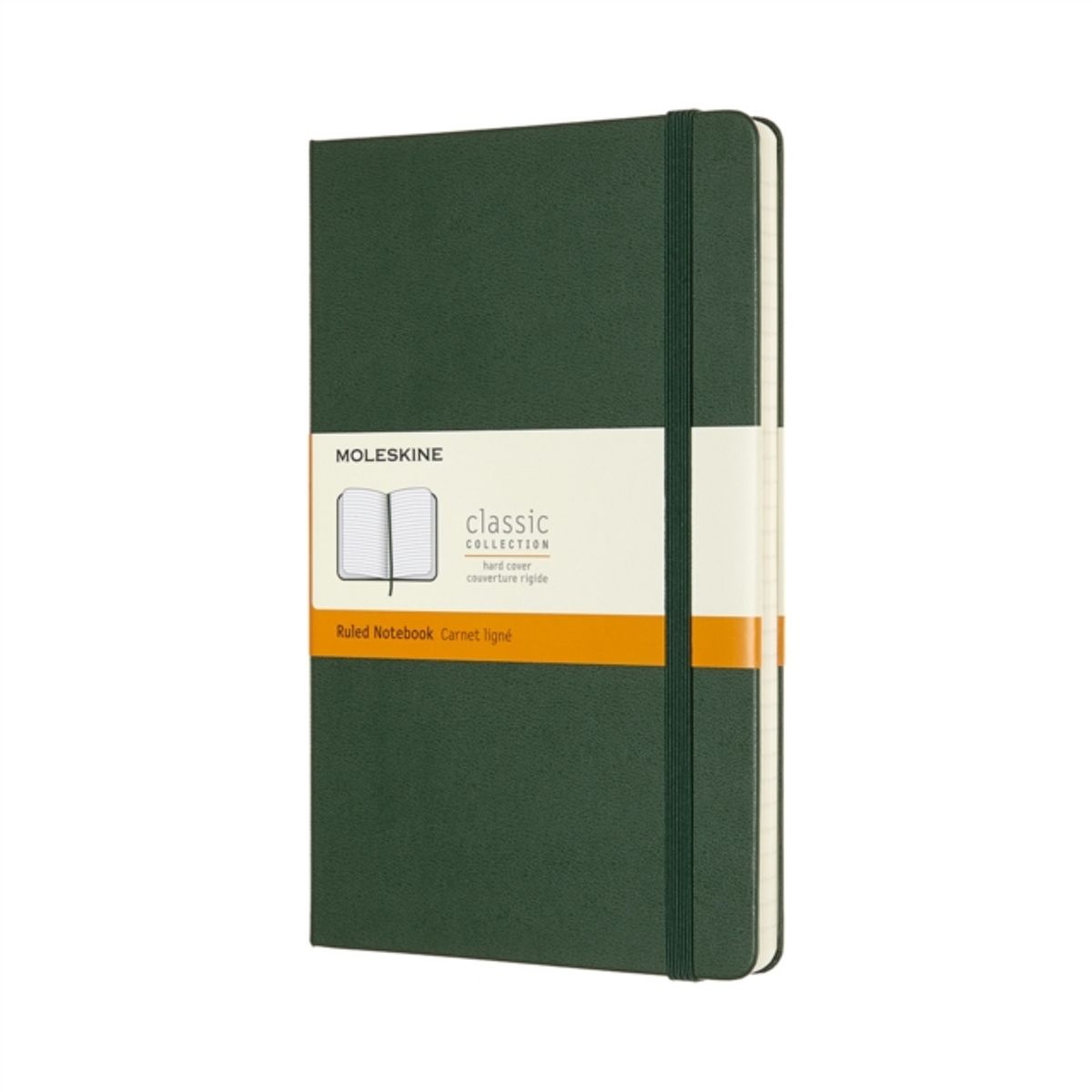 MOLESKINE - Libreta Moleskine Clásica Tapa Dura Verde Mirto L De Rayas