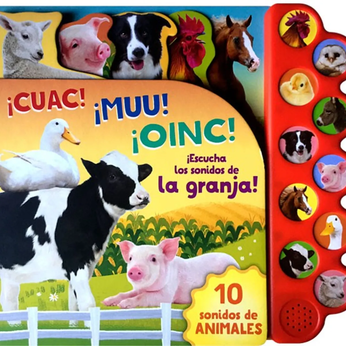 PARRAGON - Sonoro - 10 Sonidos De La Granja. ¡Cuac! ¡muu! ¡oinc!