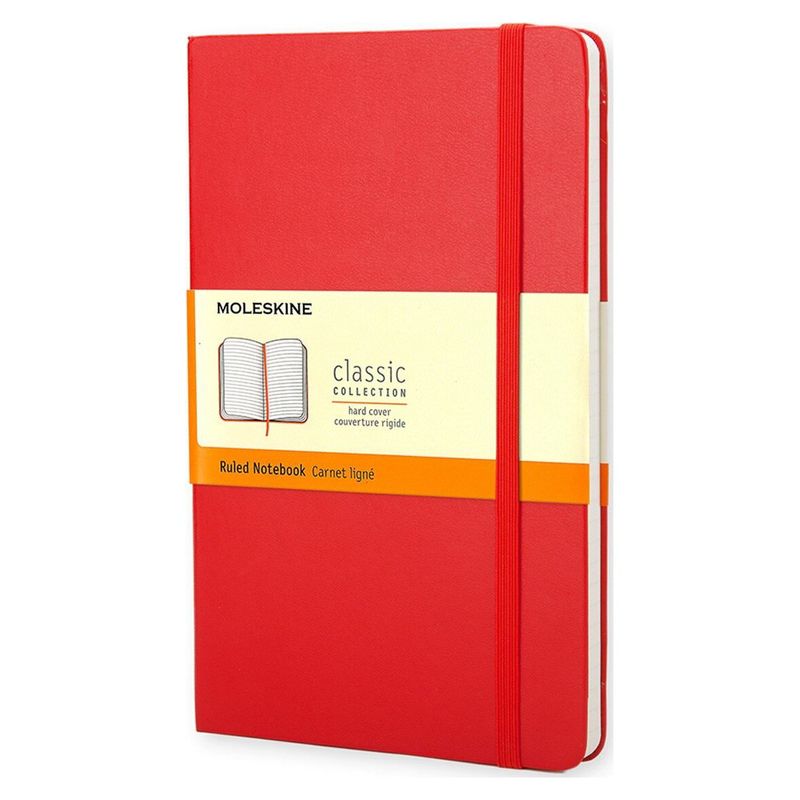 MOLESKINE - Libreta Moleskine  Clasica Tapa Dura Roja P De Rayas