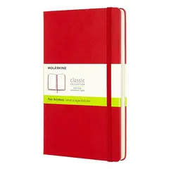 MOLESKINE - Libreta Clasica Tapa Dura Roja L Lisa