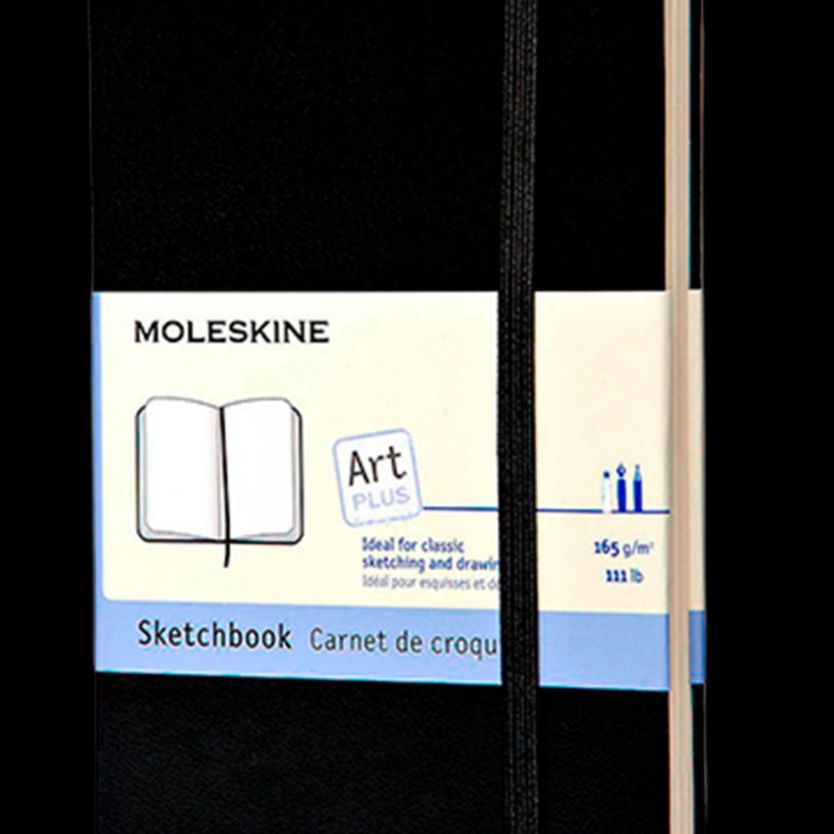 MOLESKINE - Libreta Cuaderno Moleskine De Dibujo / Bolsillo / Negro
