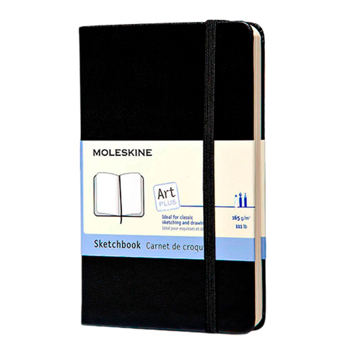 MOLESKINE - Libreta Cuaderno Moleskine De Dibujo / Bolsillo / Negro
