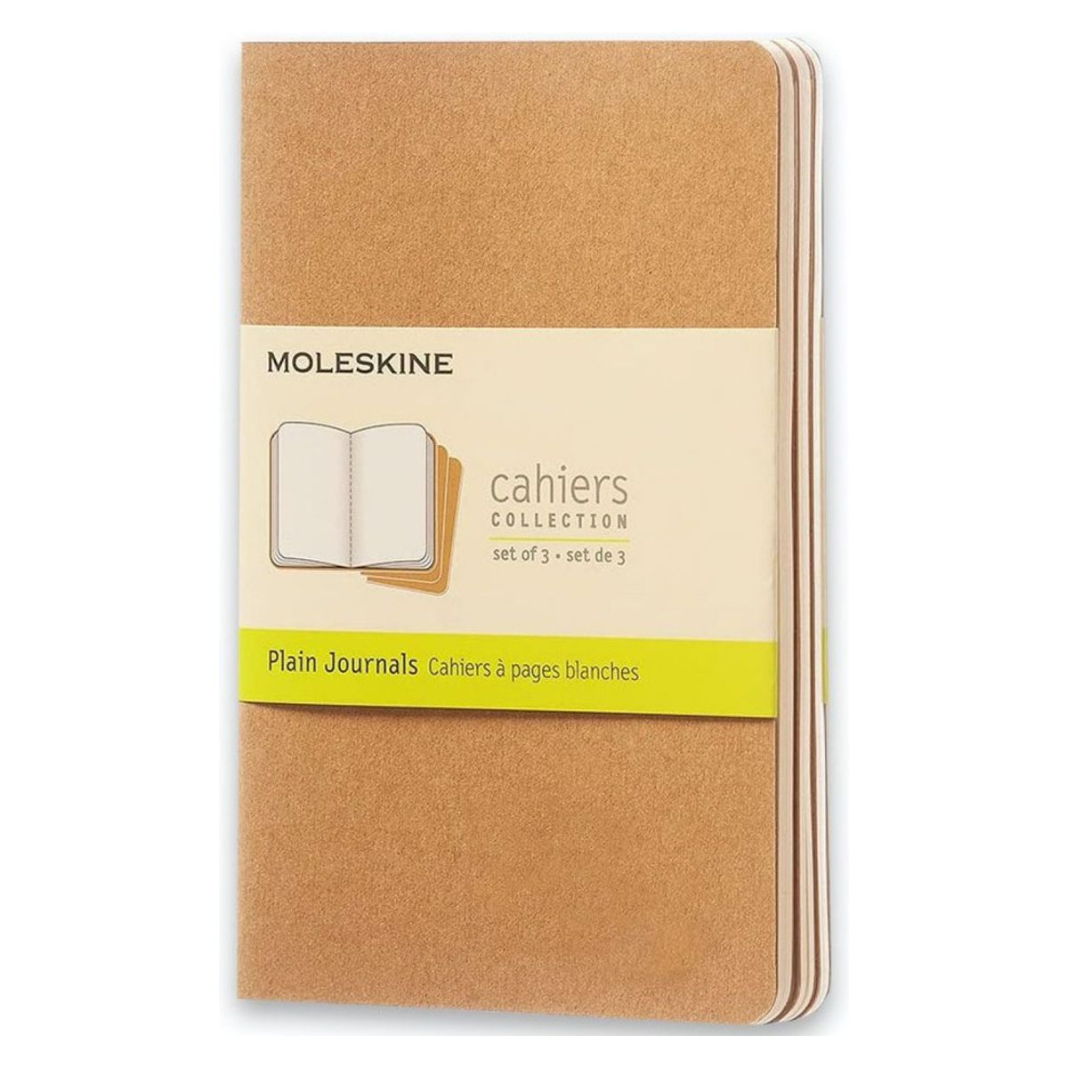 MOLESKINE - Moleskine Libretas Cahier. Set De 3 / Bolsillo / Lisa