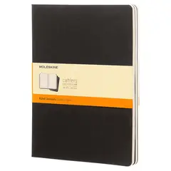MOLESKINE - Libretas Cahier. Set De 3 / Grande / Negro