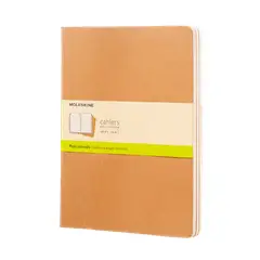 MOLESKINE - Libretas Cahier. Set De 3 / Xl / Lisa