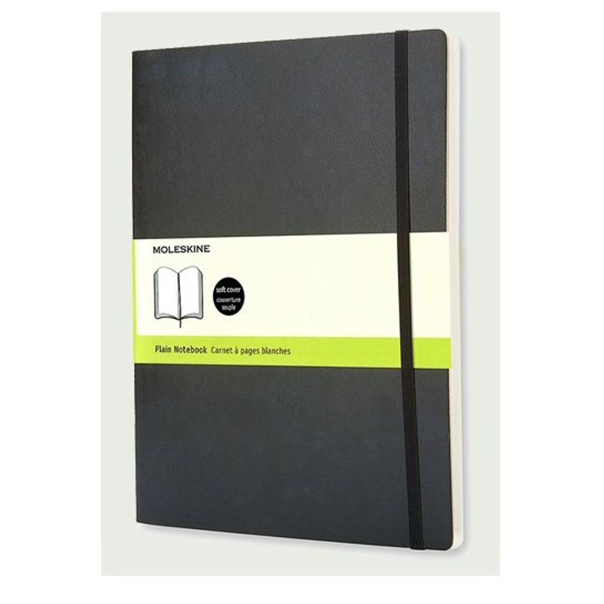 MOLESKINE - Libreta Moleskine Clásica Tapa Blanda Negra Xl Lisa