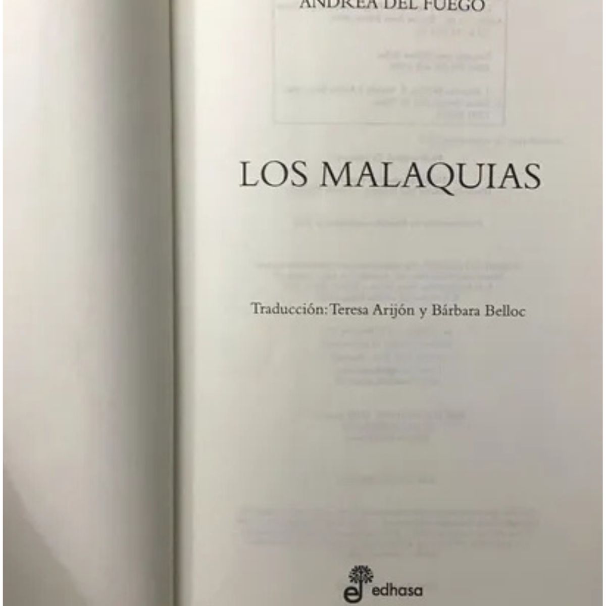 EDHASA - Los Malaquías de Editorial Edhasa