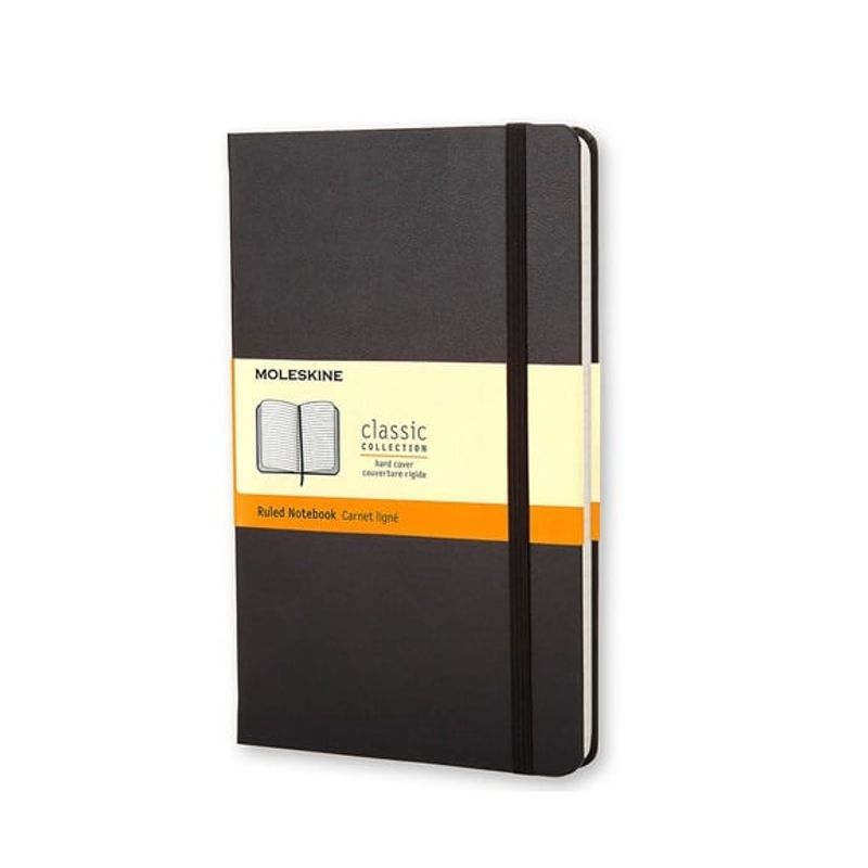 MOLESKINE - Libreta Moleskine Clasica Tapa Dura Negra L Rayas