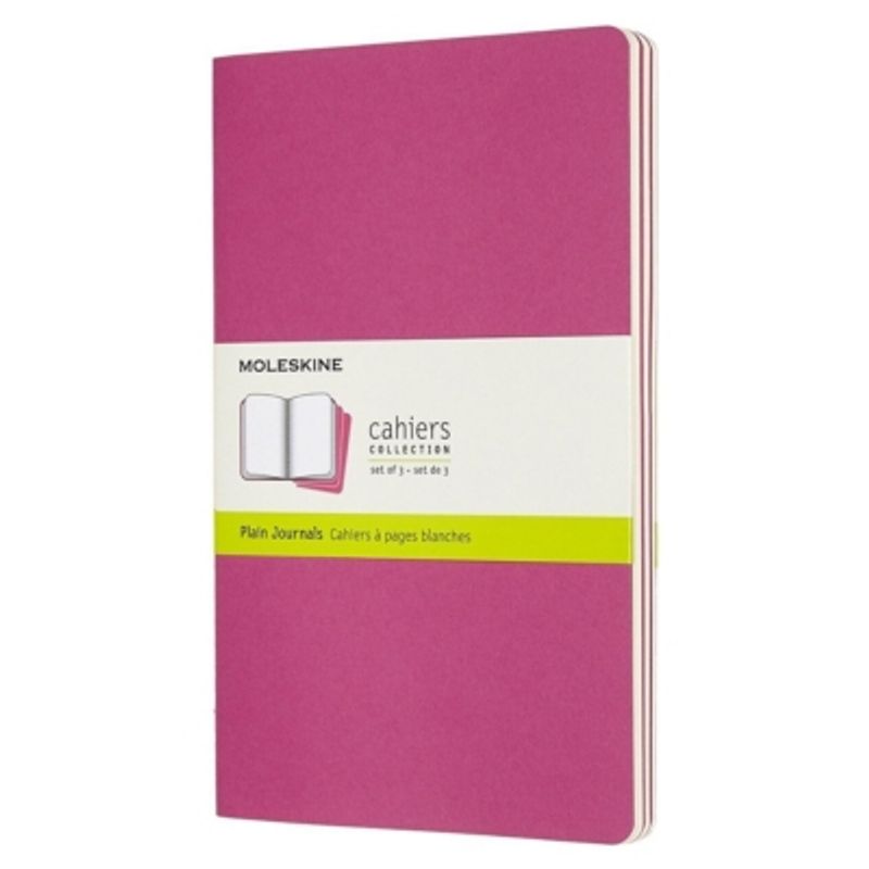 MOLESKINE - Libretas Moleskine Cahier Set De 3 / Grande / Rosa Cinétic