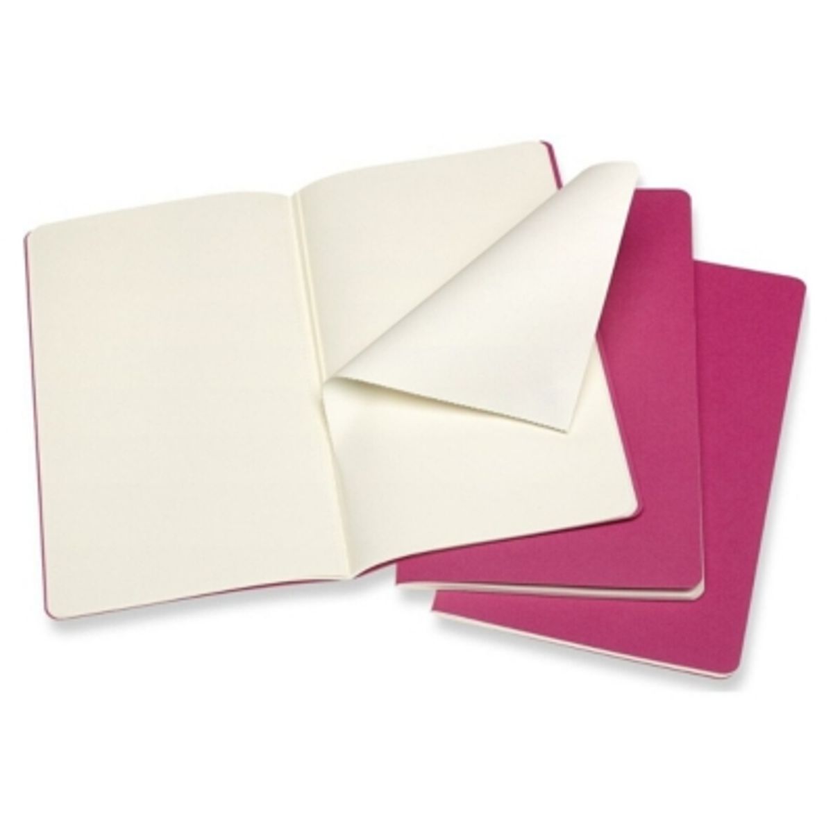 MOLESKINE - Libretas Moleskine Cahier Set De 3 / Grande / Rosa Cinétic