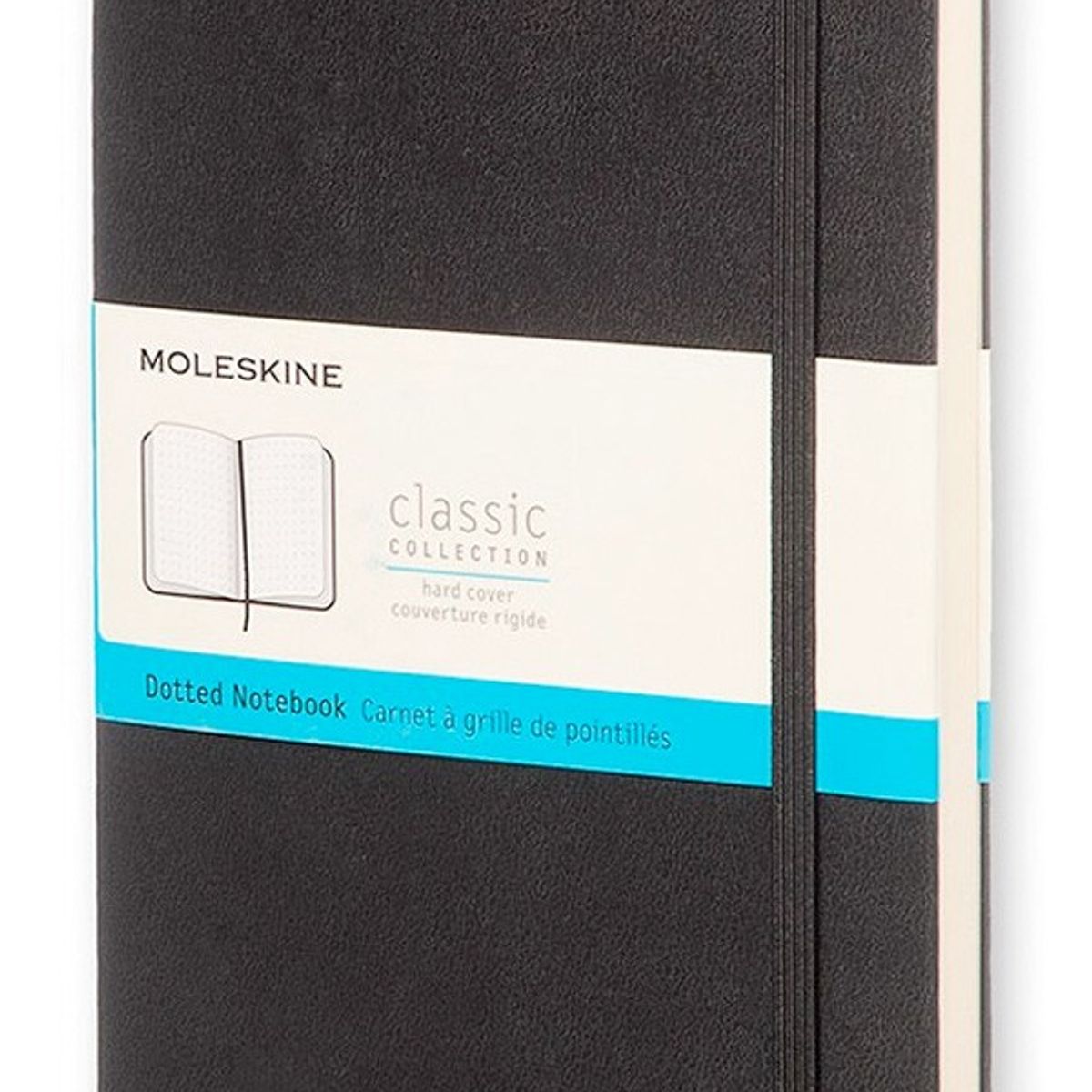 MOLESKINE - Libreta Moleskine Clásica Tapa Dura Negra L Punteada