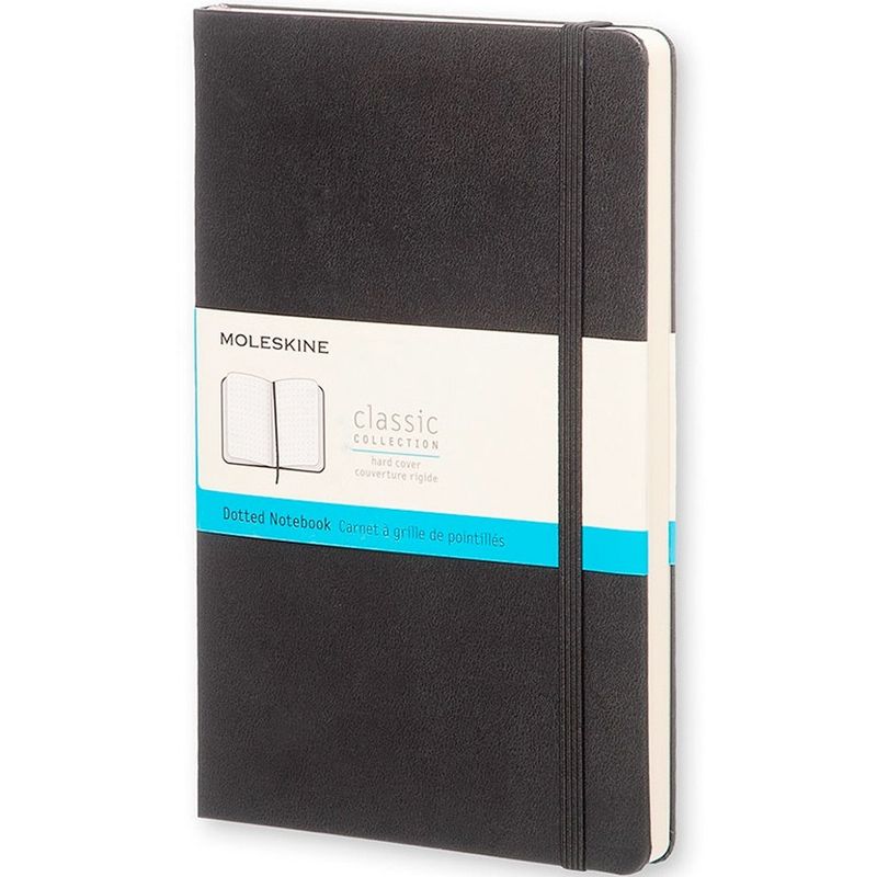 MOLESKINE - Libreta Moleskine Clasica Tapa Dura Negra L Punteada