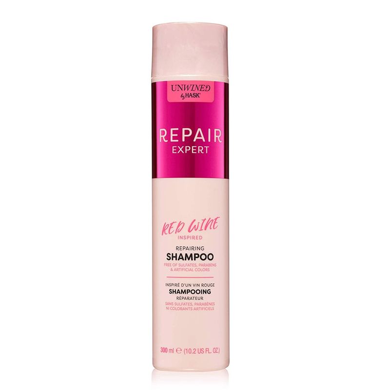 HASK - Shampoo Vegano Red Wine Hask Reparador Anti Frizz-Blanco