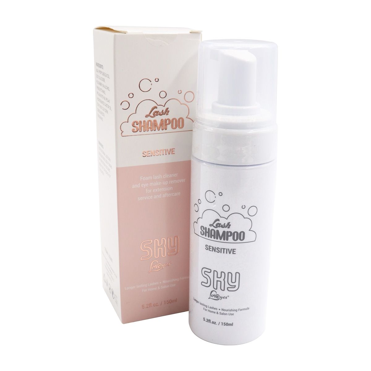 COSMETICAVAL - Shampoo Limpiador de Pestañas 150 ml