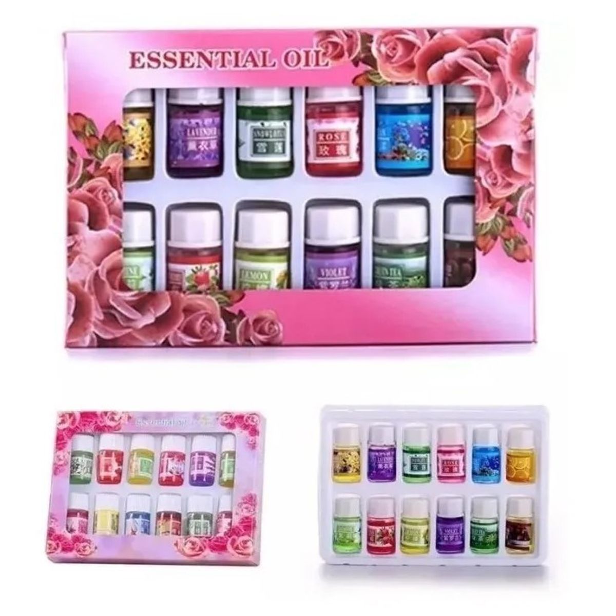 GENERICO - 12 Aceites Esencia Ricos Aromas Humidificador Vaporizador