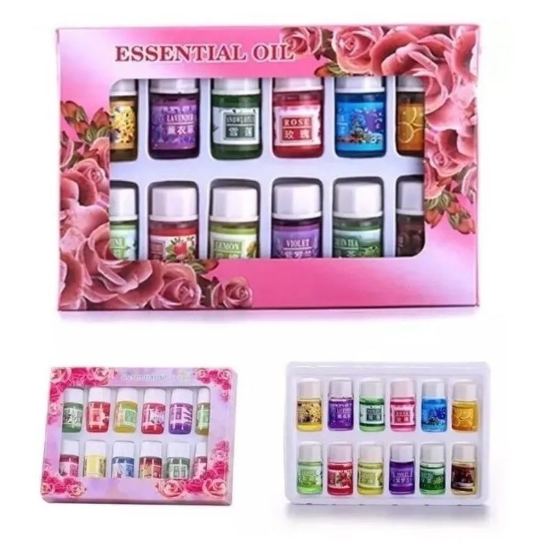 GENERICO - 12 Aceites Esencia Ricos Aromas Humidificador Vaporizador