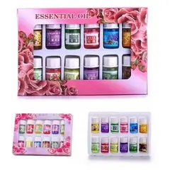 GENERICO - 12 Aceites Esencia Ricos Aromas Humidificador Vaporizador