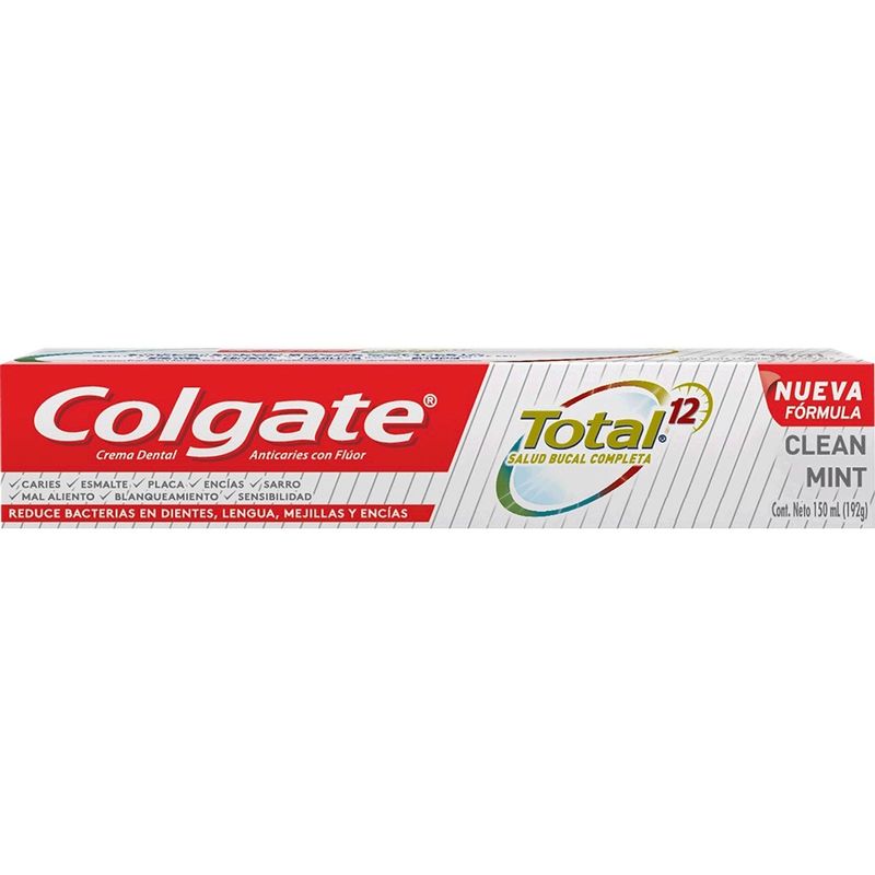 COLGATE - Colgate Pasta Dental Total 12 Clean Mint Anticaries 150 ml