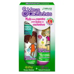 NOVEX - Shampoo + Acondicionador Para Rulos Crespo Niñas