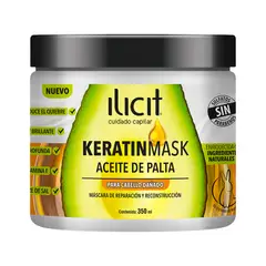 ILICIT - CREMA DE TRATAMIENTO CAPILAR KERATINMASK ACEITE DE PALTA