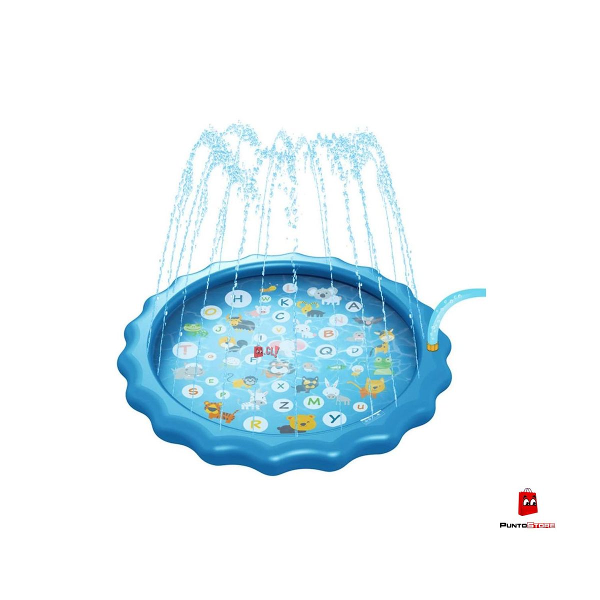 PUNTO STORE - Alfombra Piscina Chorros De Agua 170cms Letras - Ps