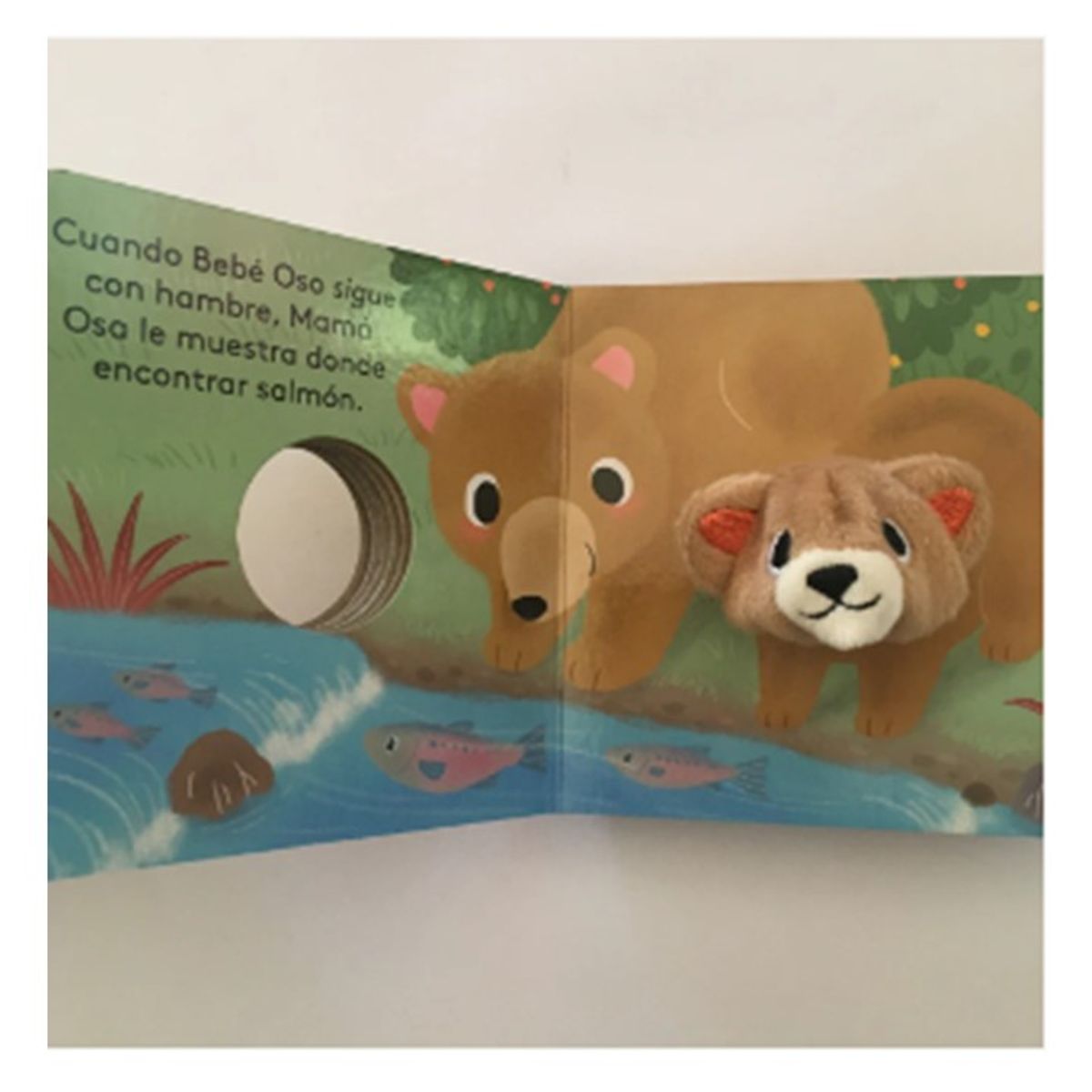 EDITORIAL CONTRAPUNTO - Libro Con Títere De Dedo - Bebe Oso