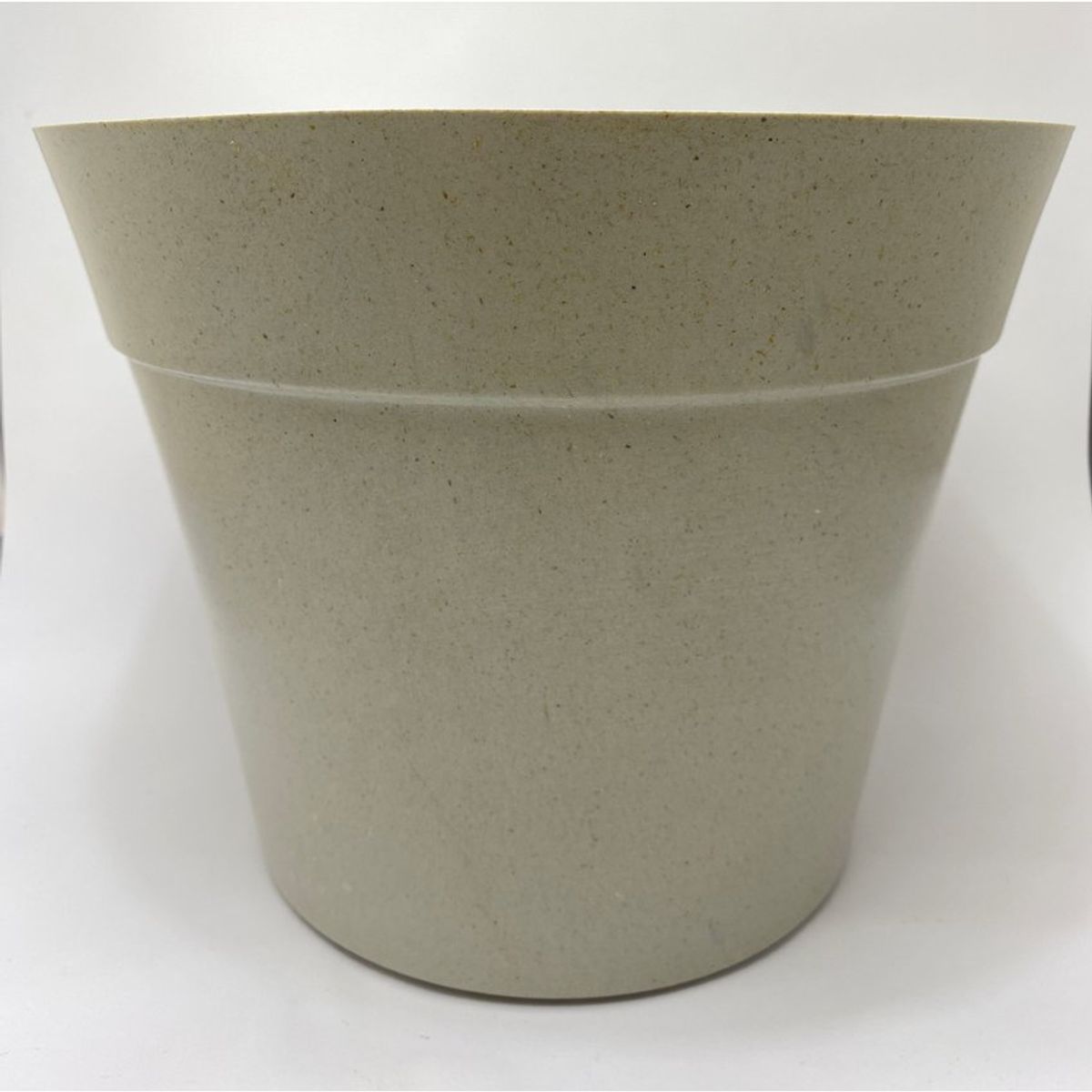 DECOGREEN - Macetero de bamboo biodegradable decogreen clásica - gris 25x25x17