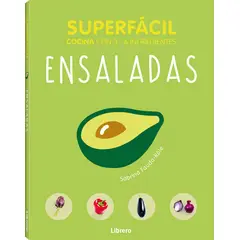 EDITORIAL CONTRAPUNTO - Superfácil - Ensaladas. Cocina Con 3 - 6 Ingredientes.