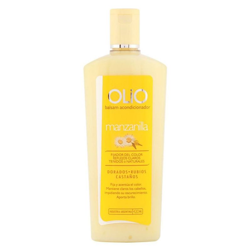 OLIO - Acondicionador Aclarante Cabello Rubio Con Manzanilla Olio