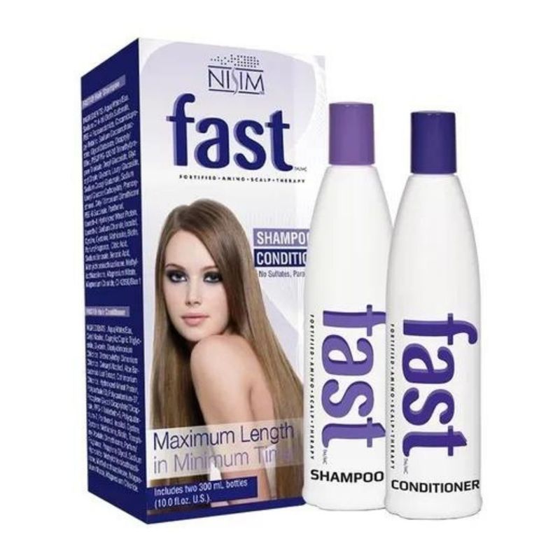 NISIM - Kit Fast Shampoo + Acondicionador De 300 Ml C/u