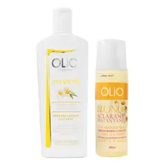 OLIO - Shampoo Manzanilla Rubios + Aclarante Instantáneo Cvl