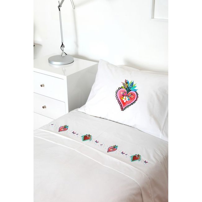 TUYO PRINT - Juego De Sábanas 1 Plaza Frida