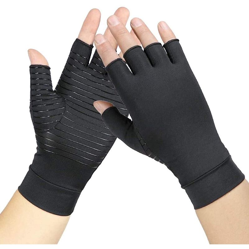 VHEX - Guantes Cobre Para La Artritis Y Compresión Túnel Carpiano M
