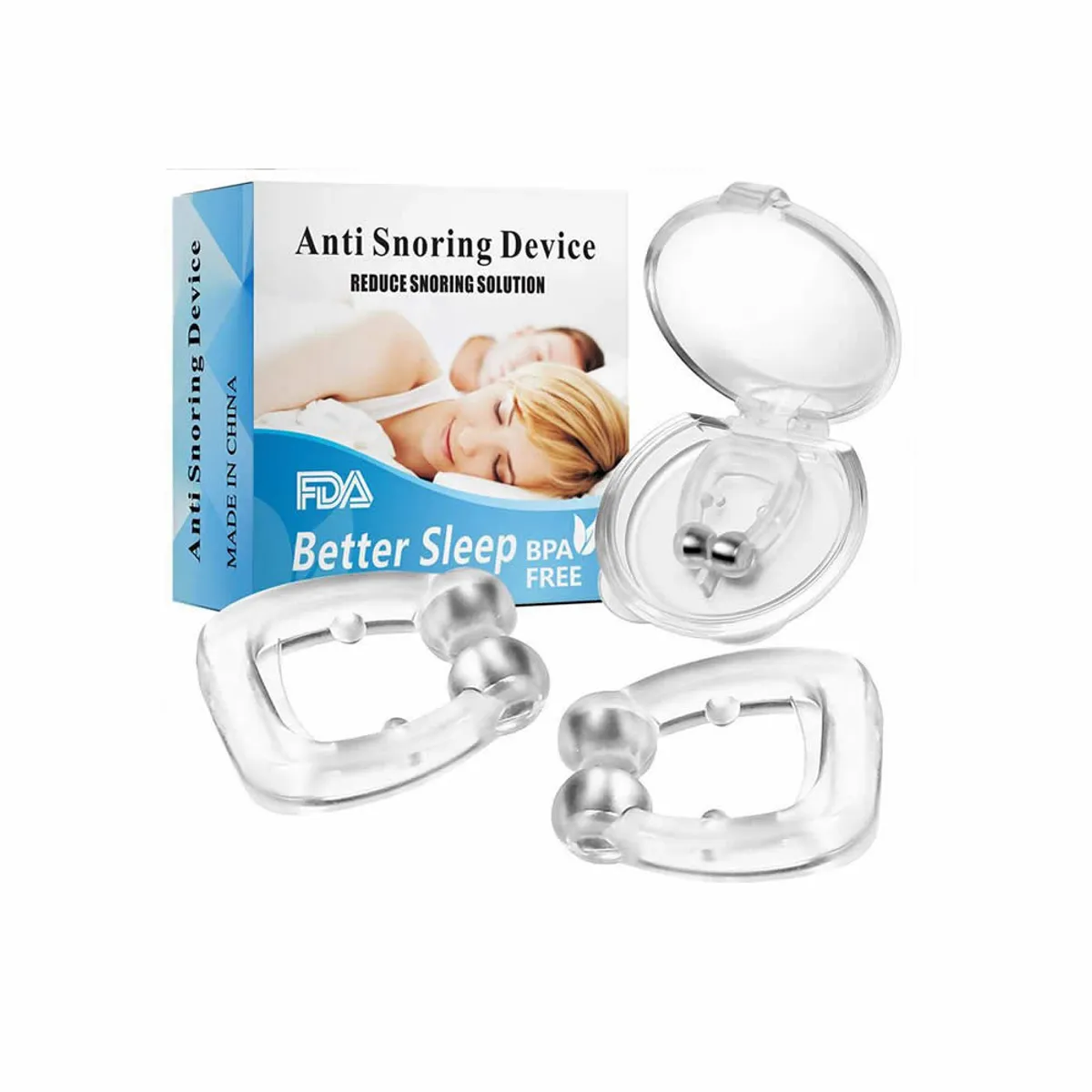 VHEX - Clip Anti Ronquidos Magnético Pack X4