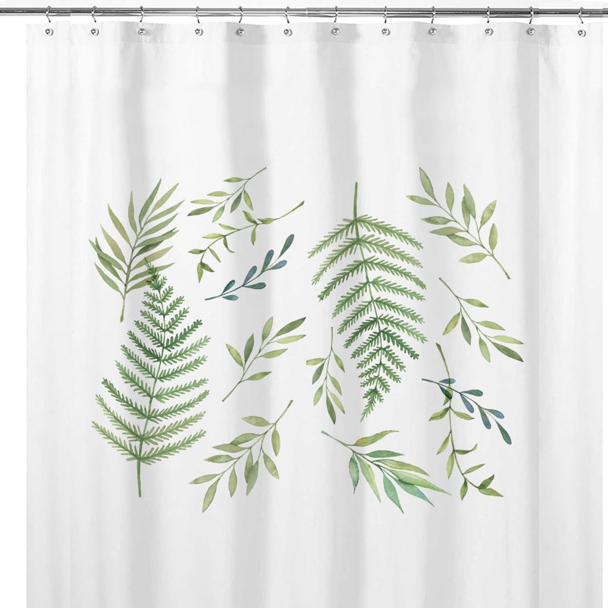 TUYO PRINT - Cortina de Baño Hojas Verdes - Tuyo Print